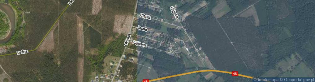 Zdjęcie satelitarne Łąkowa ul.